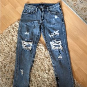 Kendall and Kylie Distressed Jeans